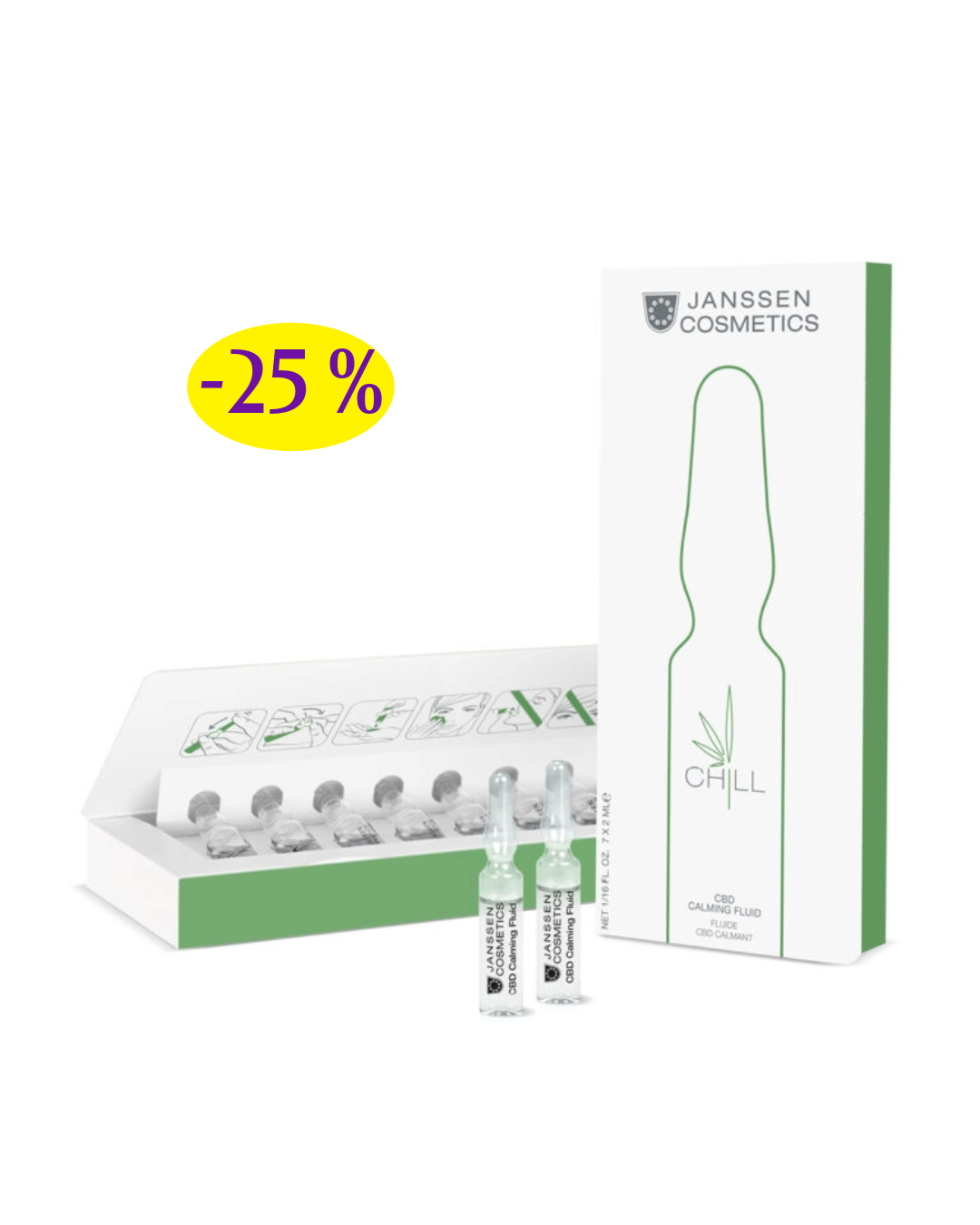 CHILL – CBD Calming Fluid 7 x 2 ml